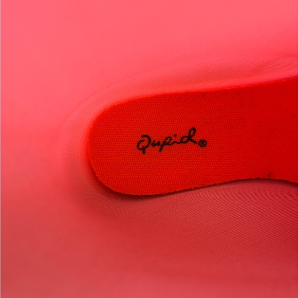 Qupid Neon Pink Doc Martin Style RainBoots Size 7 - Picture 9 of 9